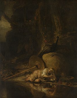 De kopie naar het schilderij van Fabritius, Rijksmuseum Amsterdam