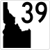 State Highway 39 marker