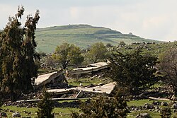 Destroyed buildings in Quneitra