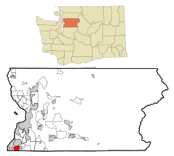 Location of Mountlake Terrace, Washington