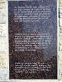 Trilingual plaque at The Forks