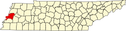 Koartn vo Lauderdale County innahoib vo Tennessee