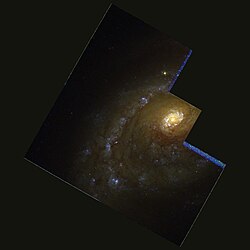 ハッブル宇宙望遠鏡で撮影したNGC 7814 credit:Hubble Legacy Archive.