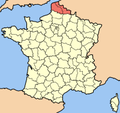 Map Nord-Pas-de-Calais