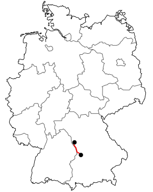 Verlauf der B 25