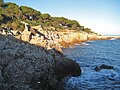 Le "chemin des contrebandiers" au Cap d'Antibes.