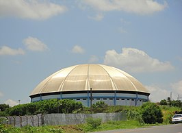 De sportzaal Ginásio de Esportes in Palmares Paulista