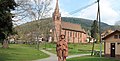 Höfen an der Enz mit Kirche und Nachtwächter