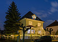 * Nomination Residential building in Mörfelden-Walldorf with christmas decoration, blue hour. --NorbertNagel 10:12, 21 December 2013 (UTC) * Promotion  Comment A good image but the lights look like very bright. Could you reduce the lights? (The crop at the bottom is not optimal.)--XRay 07:03, 23 December 2013 (UTC) I uploaded a new version. --NorbertNagel 11:44, 23 December 2013 (UTC)  Support The bottom is still not optimal, but IMO it's QI. --XRay 15:45, 23 December 2013 (UTC)