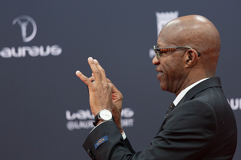 File:25th Laureus World Sports Awards - Red Carpet - Edwin Moses - 240422 183645-2.jpg