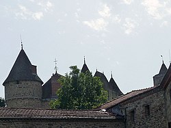 Skyline of Saint-Laurent-Chabreuges