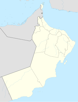 Salalah trên bản đồ Oman