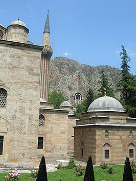 Een oude moskee in Amasya