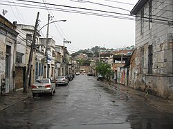 Uma rua de Estácio.