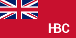 Vlag van die Hudson's Bay Company, 1682 tot hede