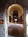 Inside of the church at Asen's Fortress