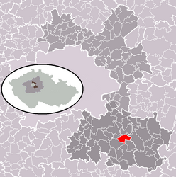 Struhařov – Mappa