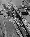 USS Missouri in the Panama Canal en route to the 1945 review