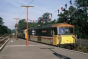 NSE Eridge-Edenbridge celebrations (1988) with Red, White and Blue commemorating the Hundred Years of the Line.