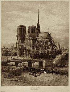 Notre-Dame at the end of the 19th century