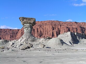 The Mushroom, wind-eroded rock formation