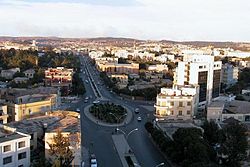 Panorama of Asmara, capital of Eritrea.