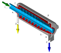 Decanter centrifuge (schematic)