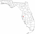 Location of Tampa, Florida