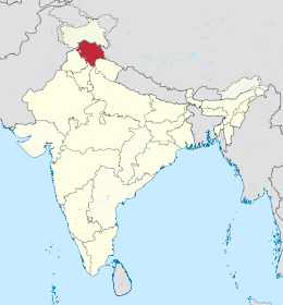 Himachal Pradesh – Localizzazione