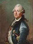 Porträtt av Jacob Johan Anckarström d.ä. (1776), far till kungamördaren med samma namn. Sannolikt kopia efter original av Johan Henrik Scheffel.[16]