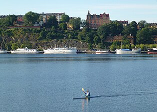 Tidig morgon på sommaren mot Södermalm