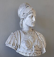 Buste d'Athéna copie romaine de Crésilas, Musée archéologique national (Venise)