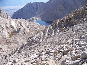 Switchbacks on trail