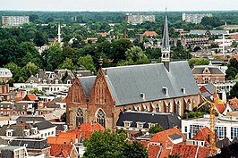 Broederenkerk gezien vanaf de toren van de Grote of Lebuïnuskerk