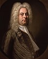 George Frideric Handel wearing a wig.