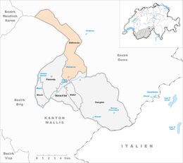 Bettmeralp – Mappa