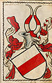 Das Wappen der Familie Leonrodt in Scheiblers Wappenbuch