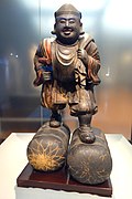 Statue of Daikokuten from Tōdai-ji, dated 1347 (Jōwa 3, Nanbokucho period); currently at the Tokyo National Museum