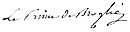 Firma di Charles-Louis-Victor de Broglie