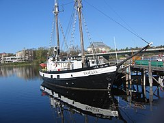 Port de Sortavala du pont de Vakkosalmi.