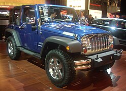 Modification du Jeep Wrangler avec des accessoires Mopar, en 2010.