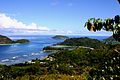 vue de l'île de Mahé.