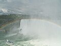 rainbow due to the spume from the Horseshoe Falls