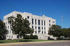 Brazoria County Courthouse in Angleton