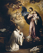 Aparición de la Virgen a san Bernardo, de Murillo.