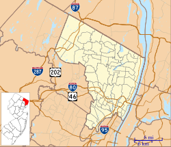 Teterboro is located in Bergen County, New Jersey