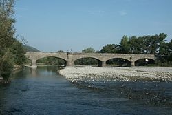 Skyline of Puente la Reina de Jaca