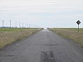 Jobs Gate Road, looking east, further south-west of the town (2021).