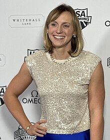 Katie Ledecky at the 2023 Golden Goggle Awards (cropped).jpg