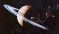 Pioneer 11 First Saturn flyby